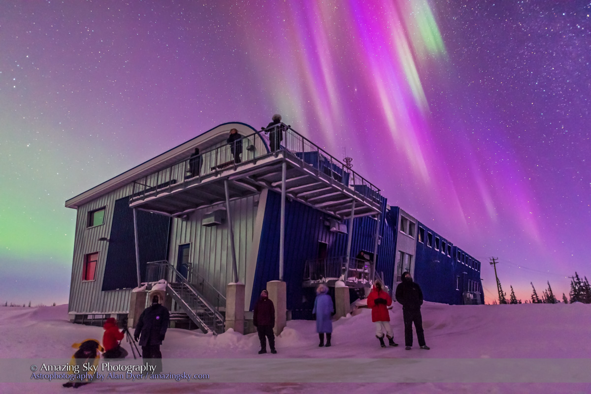 CNSC Group with Purple Aurora (March 6, 2016)