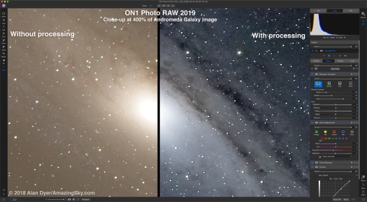 ON1 Processed M31-With &amp; Without