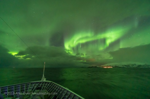 Aurora over the Norwegian Sea #2 (Feb 27, 2019)
